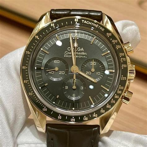 omega speedmaster professional gold|rolex 228235 vs omega moonshine.